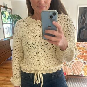 Marine Layer Crochet Sweater